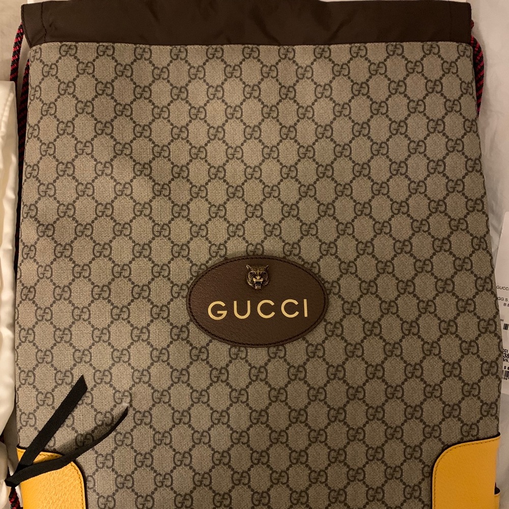 Gucci Neo Vintage drawstring backpack bag new